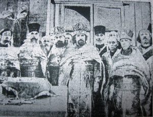 Члены Святейшего Синода РПЦ в Ульяновском Казанском соборе, бывшем Симбирском костёле